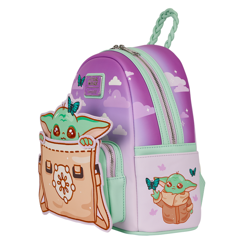 The Mandalorian Grogu Butterfly Mini Backpack, , hi-res view 6