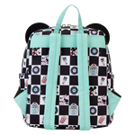 Mickey & Minnie Date Night Diner Checkered All-Over Print Nylon Square Mini Backpack, , hi-res view 6