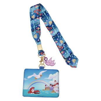 The Little Mermaid 35th Anniversary Life is the Bubbles Lanyard with Card Holder, Image 1