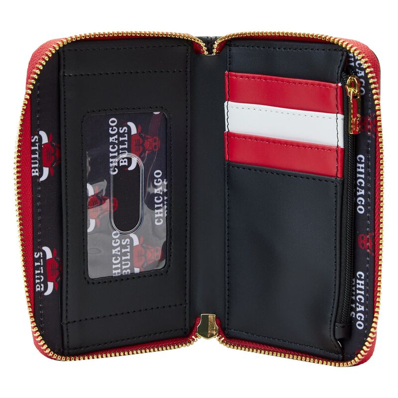 NBA Chicago Bulls Patch Icons Zip Around Wallet, , hi-res view 5