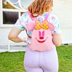 Pastel Ghost Minnie Mouse Glow-in-the-Dark Mini Backpack, , hi-res image number 2