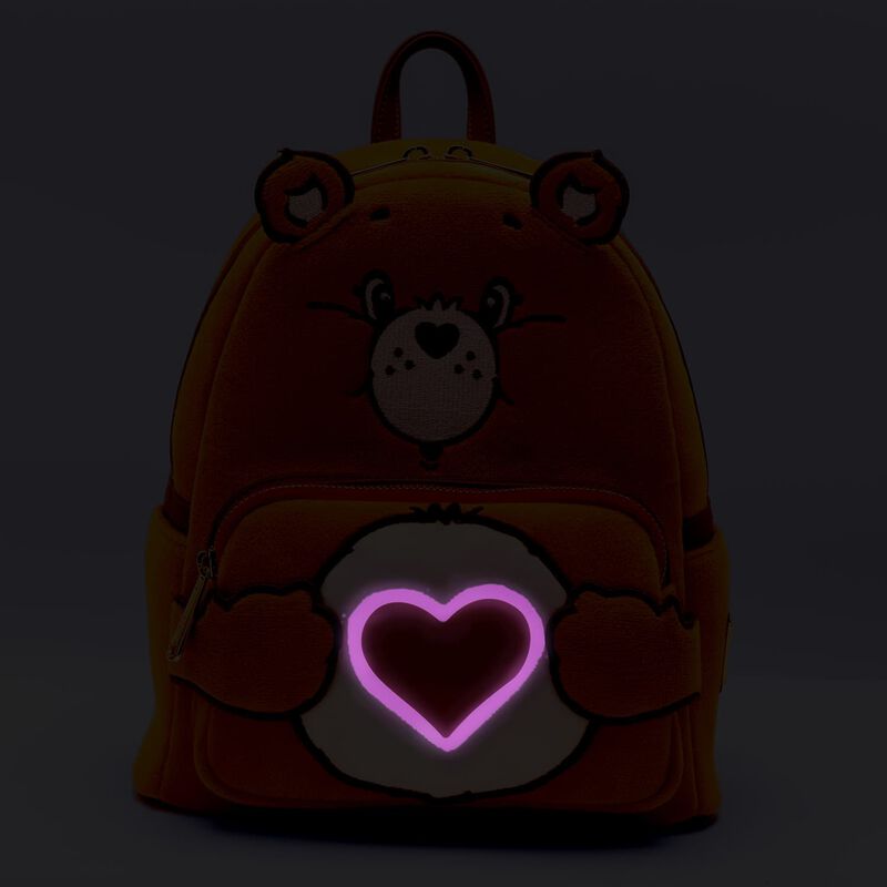 Care Bears Exclusive Tenderheart Bear Plush Cosplay Light Up Glow Mini Backpack, , hi-res view 5