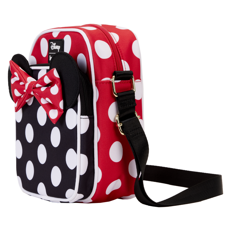Minnie Mouse Rocks the Dots Classic Nylon Passport Crossbody Bag, , hi-res view 4
