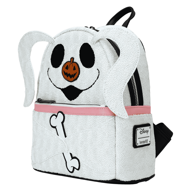 The Nightmare Before Christmas Exclusive Zero Sequin Cosplay Glow Mini Backpack, , hi-res view 5