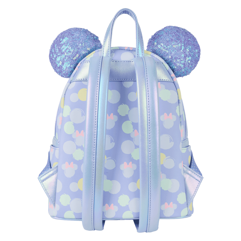 Minnie Mouse Exclusive Iridescent All-Over Print Sequin Ear Mini Backpack, , hi-res view 5