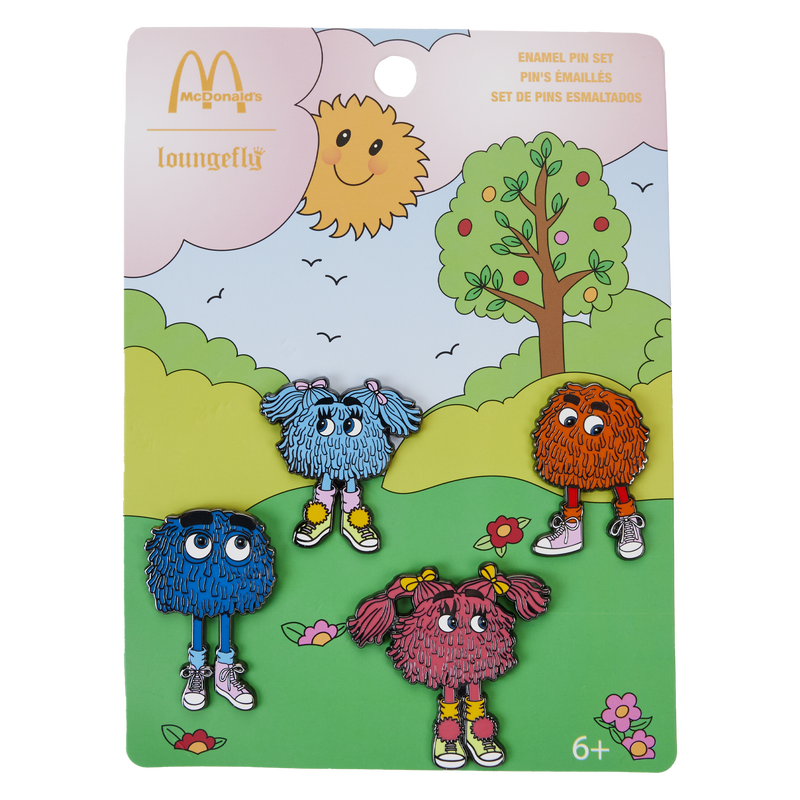 Buy McDonald's Vintage Fry Kids 4-Piece Pin Set  at Loungefly.