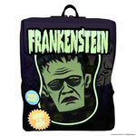 Universal Monsters Frankenstein Mask Glow Mini Backpack With Coin Bag, , hi-res view 5