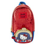 Sanrio Hello Kitty 50th Anniversary Coin Bag Metallic Stationery Mini Backpack Pencil Case, , hi-res view 1