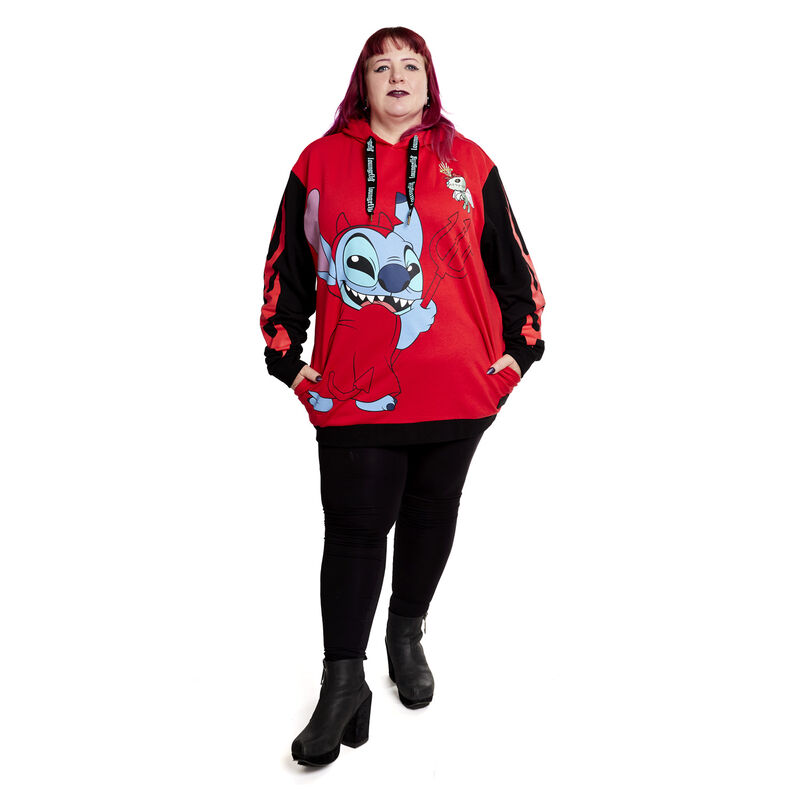 Buy Stitch Devil Unisex Hoodie at Loungefly.