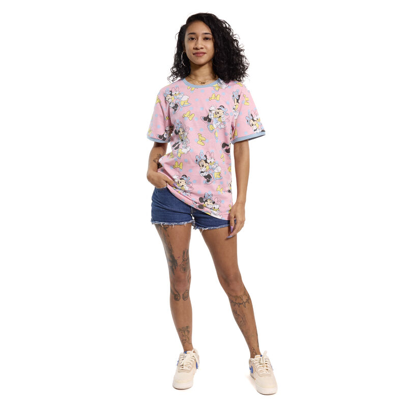 Minnie and Daisy Pastel Polka Dot Unisex Tee, , hi-res image number 8