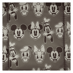 Mickey & Friends Canvas All-Over Print Drawstring Bucket Mini Backpack, , hi-res view 9