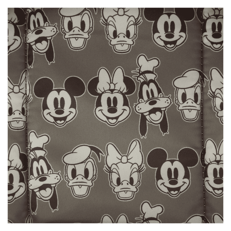 Mickey & Friends Canvas All-Over Print Drawstring Bucket Mini Backpack, , hi-res view 9