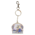 Sleeping Beauty 65th Anniversary Floral Scene Sliding Keychain, , hi-res view 4