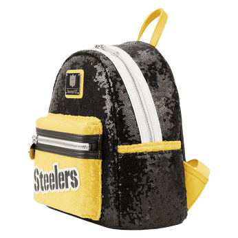 NFL Pittsburgh Steelers Sequin Mini Backpack, Image 2
