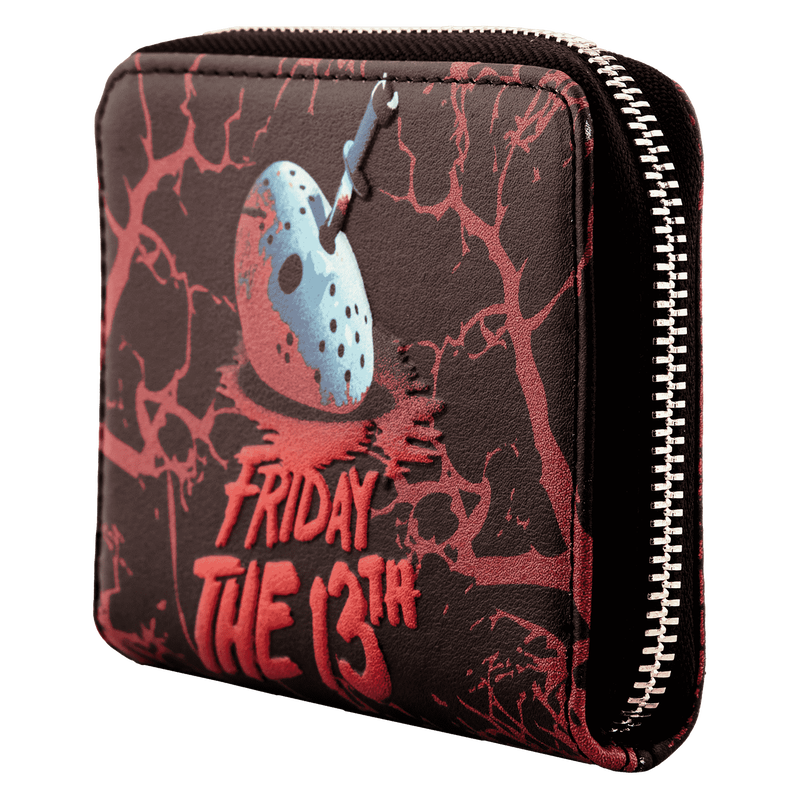 Friday the 13th Exclusive Jason Mask Zip Around Wallet, , hi-res view 2