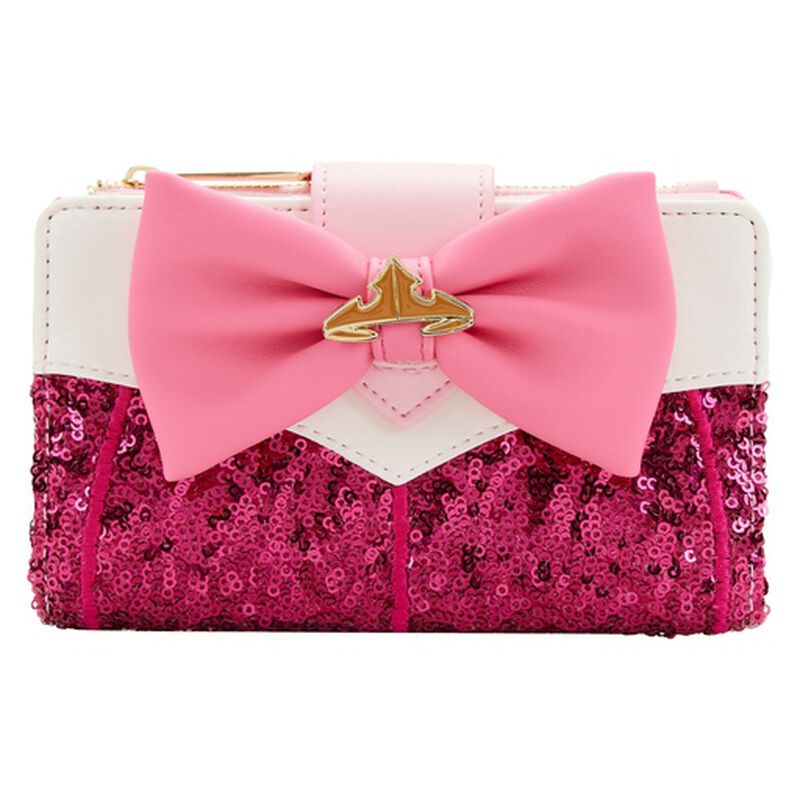 Sleeping Beauty Exclusive Aurora Sequin Series Cosplay Flap Wallet, , hi-res view 1