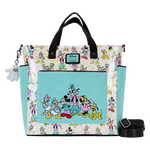 Disney100 Mickey & Friends Classic All-Over Print Iridescent Convertible Backpack & Tote Bag, , hi-res view 1