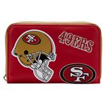 NFL San Francisco 49ers Patches Zip Around Wallet, , hi-res view 1