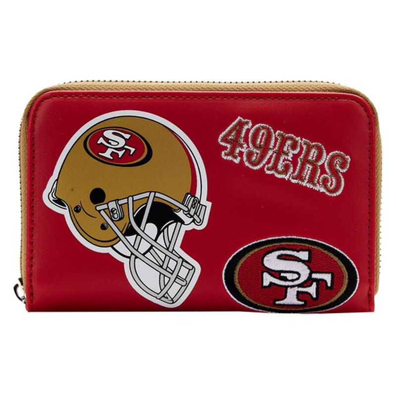 NFL San Francisco 49ers Patches Zip Around Wallet, , hi-res view 1