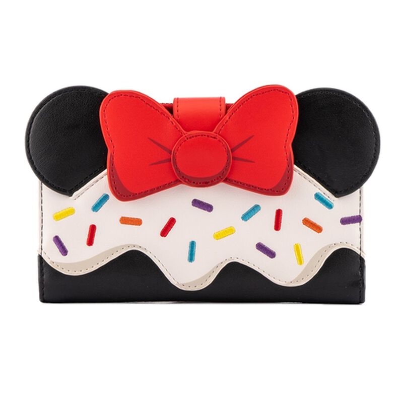 Minnie Mouse Sprinkle Cupcake Cosplay Flap Wallet, , hi-res view 1