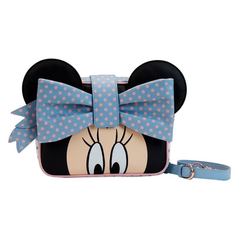 Minnie Mouse Pastel Polka Dot Crossbody Bag, , hi-res view 1