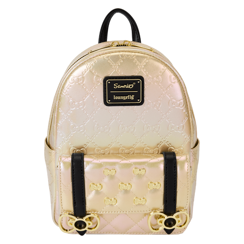 Sanrio Hello Kitty 50th Anniversary Metallic Gold Mini Backpack, , hi-res view 1