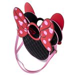 Disney Minnie Mouse Quilted Pink Polka Dot Bow Head Crossbody Bag, , hi-res view 4