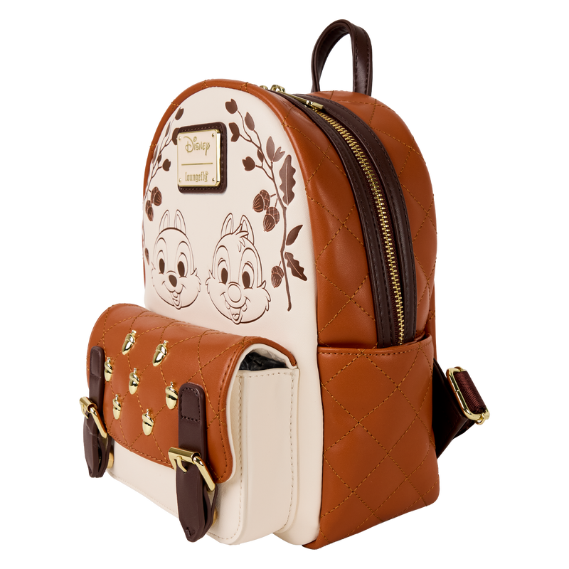 Chip 'n' Dale Acorn Quilted Texture Mini Backpack, , hi-res view 3