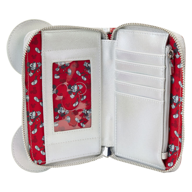 Limited Edition Exclusive - Disney100 Platinum Mickey Mouse Cosplay Zip Around Wallet, , hi-res image number 5