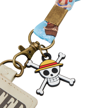 One Piece 25th Anniversary Luffy Wanted Poster Lanyard with Card Holder, Image 2