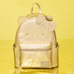 Limited Edition Sanrio Hello Kitty 50th Anniversary Gold Mini Backpack, , hi-res view 2