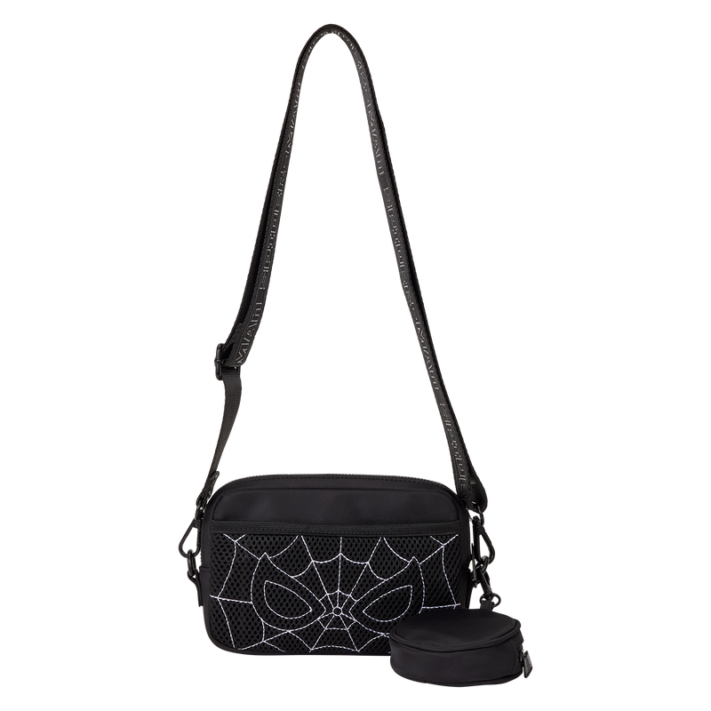 Spider-Man Black & White Suit Sling Crossbody Bag with Coin Bag, , hi-res view 6