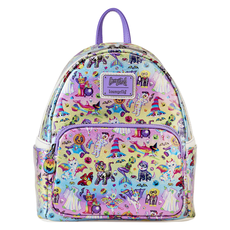 Buy Lisa Frank Exclusive Halloween Sticker All-Over Print Mini Backpack ...