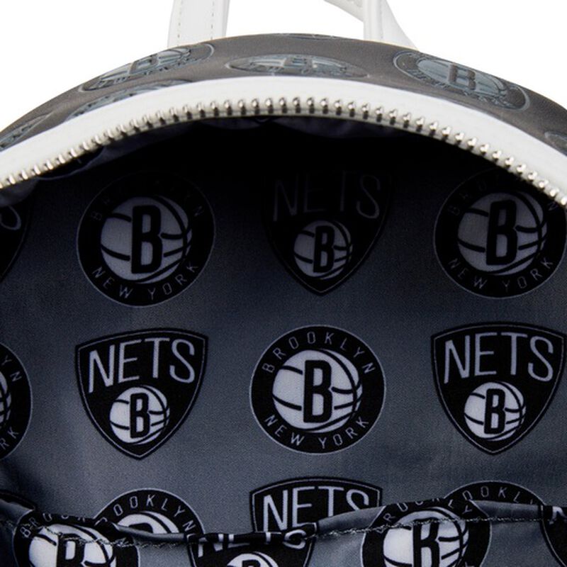 NBA Brooklyn Nets Logo Mini Backpack, , hi-res view 5