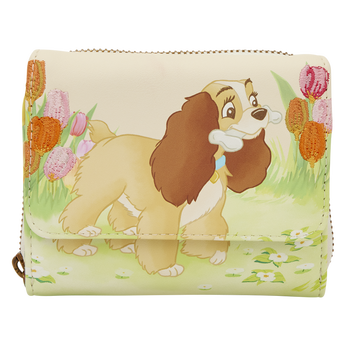 Lady and the Tramp Pastel Tulip Trifold Wallet, Image 1