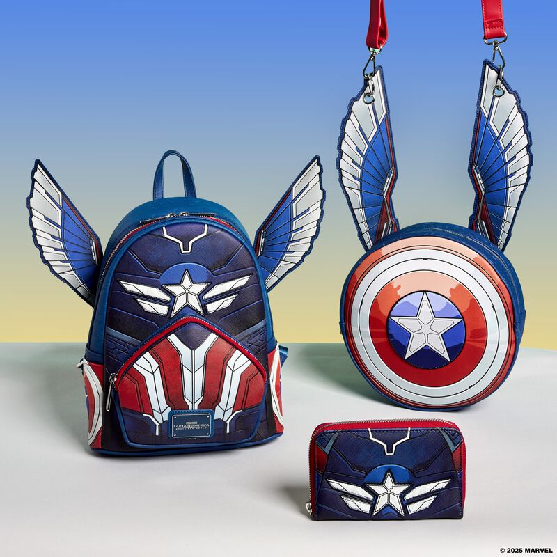 Captain America: Brave New World Cosplay Mini Backpack Loungefly