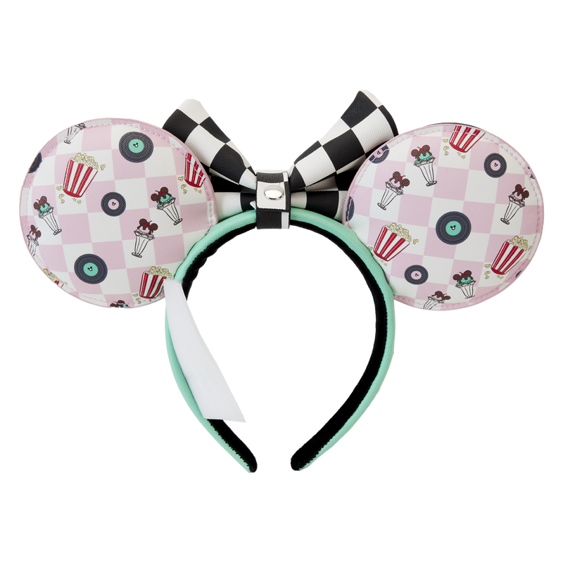 Mickey & Minnie Date Night Diner Jukebox Record Ear Headband, , hi-res view 6