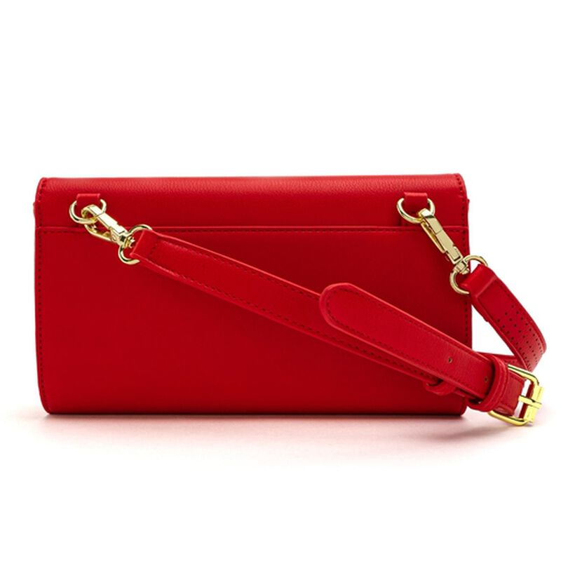 Loungefly Red Pin Trader Double Crossbody Bag, , hi-res view 2