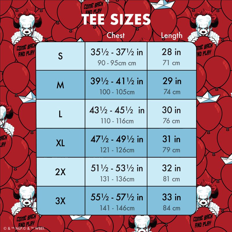 It Pennywise Red Balloon Unisex Tee, , hi-res view 5
