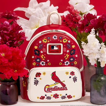 MLB St. Louis Cardinals Floral Mini Backpack, Image 2