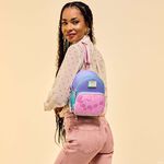 Daisy Duck 85th Anniversary Daisy Duck & Minnie Mouse Convertible Mini Backpack & Crossbody Bag LFlifestyle1 view 2
