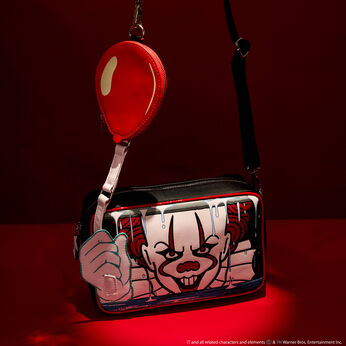 It Pennywise Balloon Glow Crossbody Bag With Coin Bag, Image 2