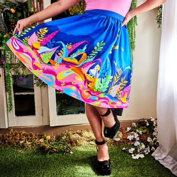 Stitch Shoppe Alice in Wonderland Caterpillar Dream Sandy Skirt, Image 2