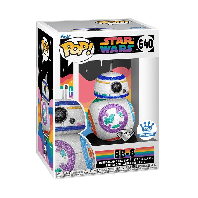 【Lounge Fly】Limited Edition Star Wars Pop and Bag Bundle Limited Edition Star Wars BB-8 Pride Bobble-Head Pop! and