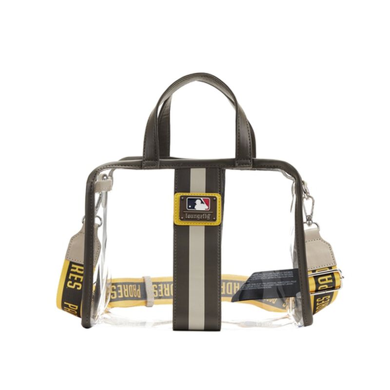 MLB SD Padres Clear Tote Crossbody Stadium Bag with Pouch&nbsp;, , hi-res view 5