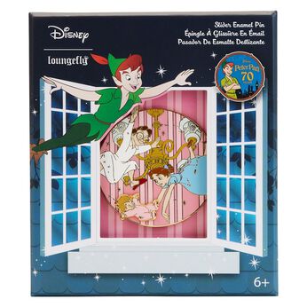 Peter Pan 70th Anniversary You Can Fly Sliding Pin, Image 1