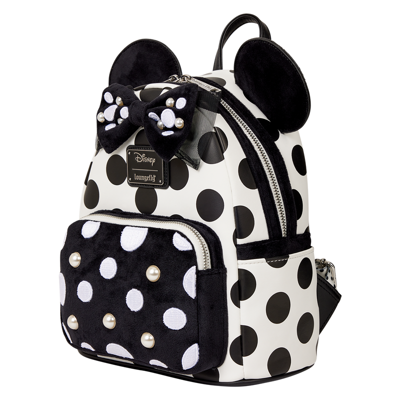 Minnie Mouse Exclusive Polka Dot Pearl Mini Backpack, , hi-res view 3
