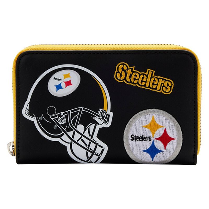NFL Pittsburgh Steelers Patches Zip Around Wallet, , hi-res view 1