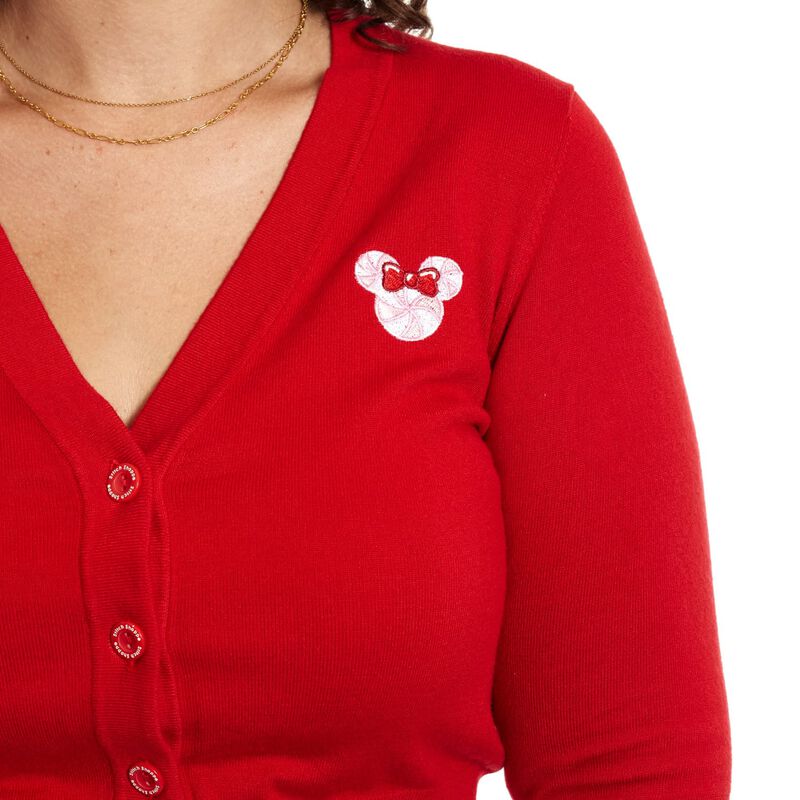 Stitch Shoppe Disney Gingerbread Friends Alexa Cropped Cardigan Sweater, , hi-res view 6