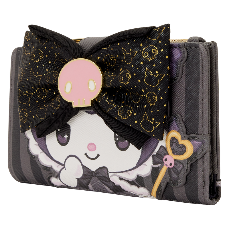 Sanrio Kuromi 20th Anniversary Flap Wallet, , hi-res view 4